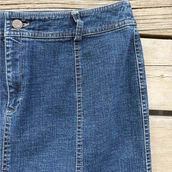 Tribal Stretch Denim Skirt – Size 12 - Picture 4 of 10
